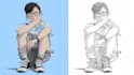 create custom line art illustrations from your ideas
