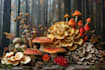 craft captivating fungi and botanical art