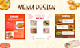 design stunning restaurant instagram posts and menus