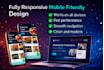 design attractive html website for you