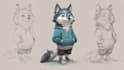 draw custom furry art for you