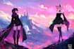 create expressive anime character portrait