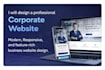 create custom landing page and corporate website for your brand