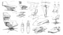 make product development and industrial design sketches