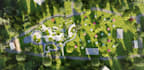 buildup 3d resort master plan, golf course design, site plan,golf hole rendering