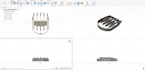 design parametric 3d cad model in fusion 360 solidworks for 3d printing