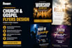 design powerful church program and gospel event flyer design