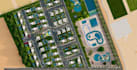 model 3d gated community,housing development,real estate design,site plan layout