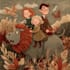 digitally paint colourful children book illustrations
