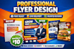 design professional print ready flyers for your business