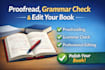 proofread, grammar check, and edit your book professionally