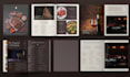design a premium multi page restaurant menu