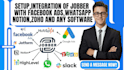 setup jobber crm automation gohighlevel integration slack zapier housecall pro