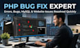 fix PHP errors, bugs, mysql issues  and website problem