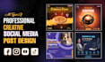 design professional real estate social media posts