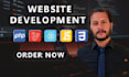 build custom website as full stack web developer using react laravel PHP