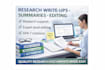 guide in composing quality research documents and summaries