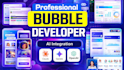 design bubble website bubble mvp saas bubble app developer
