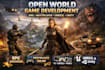 develop open world game, multiplayer game development for PC and consoles