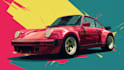 make amazing vector car portrait form your car