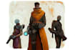 create epic sci fi space art inspired by galactic adventures