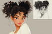 design a disney cartoon illustration
