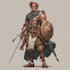 create dnd character art and sci fi concept art