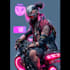 draw cyberpunk character art