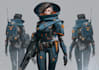 create epic sci fi star wars inspired artwork, stories