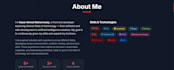 create modern responsiv website with HTML tailwindcss and js