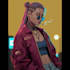 create cyberpunk character art