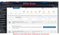 do wordpress malware removal, fix hacked wordpress and improve security