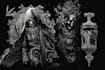 create dark art, metal, gothic illustration