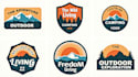 make an amazing mountain adventure logo with express delivery