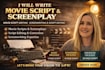 write movie script screenplay movie script writing screenwriting script editing