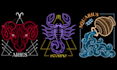 create custom zodiac illustrations for tshirts, merch, and prints