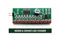 design compact 1 layer easyeda pcb for 12v led chaser with smd components