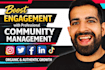 boost engagement with professional community management in italy
