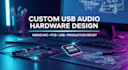 build custom audio hardware with mems microphones and usb