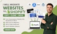 migrate copy clone squarespace weebly wix wordpress website to shopify migration