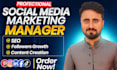 be your social media marketing manager and content creator