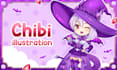 make cute chibi vtuber art and illustration