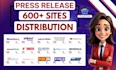 do press release distribution press release writing  PR distribution