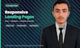 create a responsive,landing page fronted website