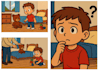 draw comic panels or comic book illustrations in cartoon style