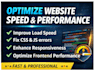 optimize website speed and performance with frontend fixes