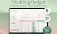 design wedding budget tracker spreadsheet, planner template excel google sheets