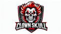 create amazing clown skull logo for your business