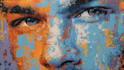 draw abstract painting art , abstract portrait