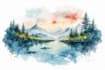make watercolor fantasy background
